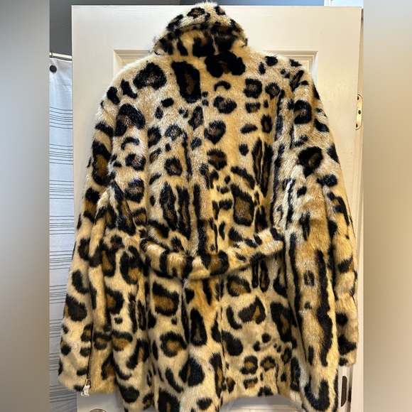 Free People Bella Leopard coat brand new - Picture 9 of 9